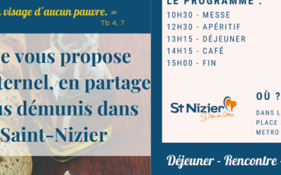 Retour sur … Le repas fraternel avec les personnes démunies