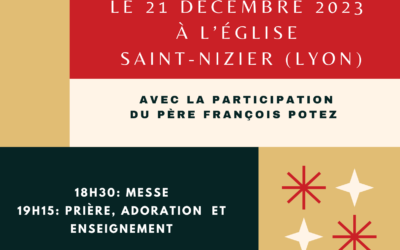 Grande soirée de prière – 21 décembre 2023