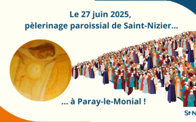 Pèlerinage paroissial à Paray-Le-Monial le vendredi 27 juin