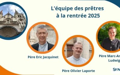 L’équipe des prêtres à la rentrée 2025 !